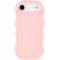 Phonesta Wavy Silicone Back Cover hoesje voor Apple iPhone Air - Roze