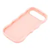 Phonesta Wavy Silicone Back Cover hoesje voor Apple iPhone Air - Roze 6