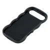 Phonesta Wavy Silicone Back Cover hoesje voor Apple iPhone Air - Zwart 6
