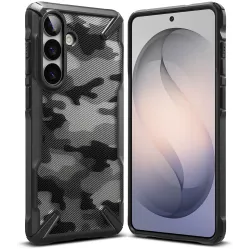 Ringke Fusion X Back Cover hoesje voor Samsung Galaxy S26 Plus - Camo Zwart
