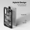 Ringke Fusion X Back Cover hoesje voor Samsung Galaxy A57 - Camo Zwart 5
