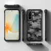 Ringke Fusion X Back Cover hoesje voor Samsung Galaxy A57 - Camo Zwart 6
