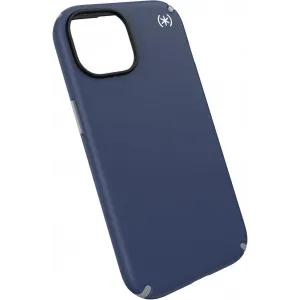 Speck Presidio2 Pro Back Cover hoesje met MagSafe voor Apple iPhone 17e/16e/15/14 - Blauw/Zilver