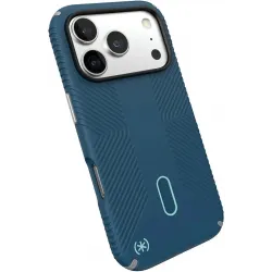 Speck Presidio2 Grip ClickLock Back Cover hoesje met MagSafe voor Apple iPhone 17 Pro - Blauw