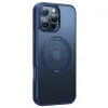 Torras Ostand Pro Back Cover hoesje met MagSafe voor Apple iPhone 16 Pro - Donkerblauw 2