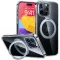 Torras Ostand Pro Back Cover hoesje met MagSafe voor Apple iPhone 16 Pro - Transparant