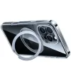 Torras Ostand Pro Back Cover hoesje met MagSafe voor Apple iPhone 16 Pro - Transparant 3
