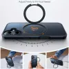 Torras Ostand Pro Back Cover hoesje met MagSafe voor Apple iPhone 16 - Zwart 5