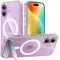 Torras Pstand Back Cover hoesje met MagSafe voor Apple iPhone 16 Plus - Transparant
