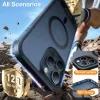 Torras Pstand Back Cover hoesje met MagSafe voor Apple iPhone 16 Pro - Zwart 2