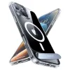 Torras Pstand Back Cover hoesje met MagSafe voor Apple iPhone 16 Pro Max - Transparant 1