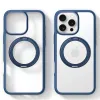 Torras Ostand R Fusion Back Cover hoesje met MagSafe voor Apple iPhone 16 Pro Max - Donkerblauw 2