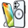 Torras Ostand R Fusion Back Cover hoesje met MagSafe voor Apple iPhone 16 Plus - Zwart 2