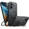 Torras Ostand Spin Back Cover hoesje met MagSafe voor Apple iPhone 16 Plus - Zwart