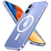 Torras Diamond Back Cover hoesje met MagSafe voor Apple iPhone 16 - Transparant 0