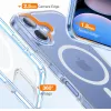 Torras Diamond Back Cover hoesje met MagSafe voor Apple iPhone 16 - Transparant 3
