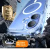 Torras Diamond Back Cover hoesje met MagSafe voor Apple iPhone 16 Plus - Transparant 2
