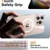 Torras Diamond Back Cover hoesje met MagSafe voor Apple iPhone 16 Pro - Transparant 4