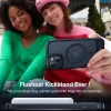 Torras Pstand Back Cover hoesje met MagSafe voor Apple iPhone 15 Plus - Zwart 5