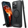 Torras Pstand Back Cover hoesje met MagSafe voor Apple iPhone 15 Pro Max - Zwart 0