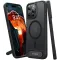 Torras Pstand Back Cover hoesje met MagSafe voor Apple iPhone 15 Pro Max - Zwart