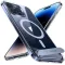 Torras Pstand Back Cover hoesje met MagSafe voor Apple iPhone 15 Pro Max - Transparant