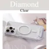 Torras Pstand Back Cover hoesje met MagSafe voor Apple iPhone 15 Pro Max - Transparant 4