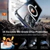 Torras Diamond Back Cover hoesje met MagSafe voor Apple iPhone 15 Pro - Transparant 4