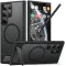 Torras Pstand Back Cover hoesje met MagSafe voor Samsung Galaxy S24 Ultra - Zwart