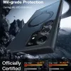 Torras Ostand Spin Back Cover hoesje met MagSafe voor Samsung Galaxy S24 Ultra - Zwart 1