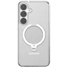Torras Ostand Spin Back Cover hoesje met MagSafe voor Samsung Galaxy S25 Plus - Transparant 3
