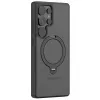 Torras Ostand Spin Back Cover hoesje met MagSafe voor Samsung Galaxy S25 Ultra - Zwart 1