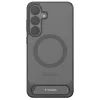 Torras Pstand Back Cover hoesje met MagSafe voor Samsung Galaxy S25 Plus - Zwart 2