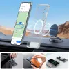 Torras Pstand Back Cover hoesje met MagSafe voor Samsung Galaxy S25 Plus - Transparant 6