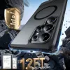 Torras Pstand Back Cover hoesje met MagSafe voor Samsung Galaxy S25 Ultra - Zwart 3