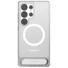 Torras Pstand Back Cover hoesje met MagSafe voor Samsung Galaxy S25 Ultra - Transparant 1