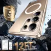 Torras Pstand Back Cover hoesje met MagSafe voor Samsung Galaxy S25 Ultra - Transparant 2