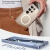 Torras Pstand Back Cover hoesje met MagSafe voor Samsung Galaxy S25 Ultra - Transparant 6