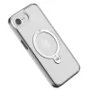 Torras Ostand Spin Back Cover hoesje met MagSafe voor Apple iPhone 17e/16e - Transparant 2