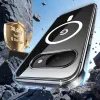 Torras Diamond Back Cover hoesje met MagSafe voor Google Pixel 9a - Transparant 1