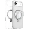 Torras Ostand Spin Back Cover hoesje met MagSafe voor Apple iPhone Air - Transparant 0