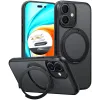 Torras Ostand Pro Back Cover hoesje met MagSafe voor Apple iPhone 17 - Zwart 0