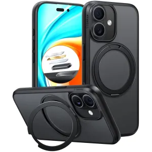 Torras Ostand Pro Back Cover hoesje met MagSafe voor Apple iPhone 17 - Zwart