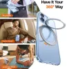 Torras Ostand Pro Back Cover hoesje met MagSafe voor Apple iPhone 17 - Transparant 5