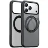 Torras Ostand Pro Back Cover hoesje met MagSafe voor Apple iPhone 17 Pro - Zwart 1