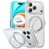 Torras Ostand Pro Back Cover hoesje met MagSafe voor Apple iPhone 17 Pro - Transparant 0