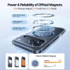 Torras Ostand Pro Back Cover hoesje met MagSafe voor Apple iPhone 17 Pro - Transparant 5
