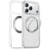 Torras Ostand Pro Back Cover hoesje met MagSafe voor Apple iPhone 17 Pro Max - Transparant 1