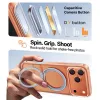 Torras Ostand Pro Back Cover hoesje met MagSafe voor Apple iPhone 17 Pro Max - Transparant 3
