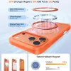 Torras Ostand Pro Back Cover hoesje met MagSafe voor Apple iPhone 17 Pro - Oranje 3